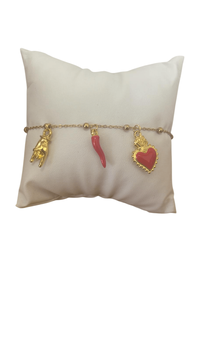 BRACCIALE CORNO CUORE