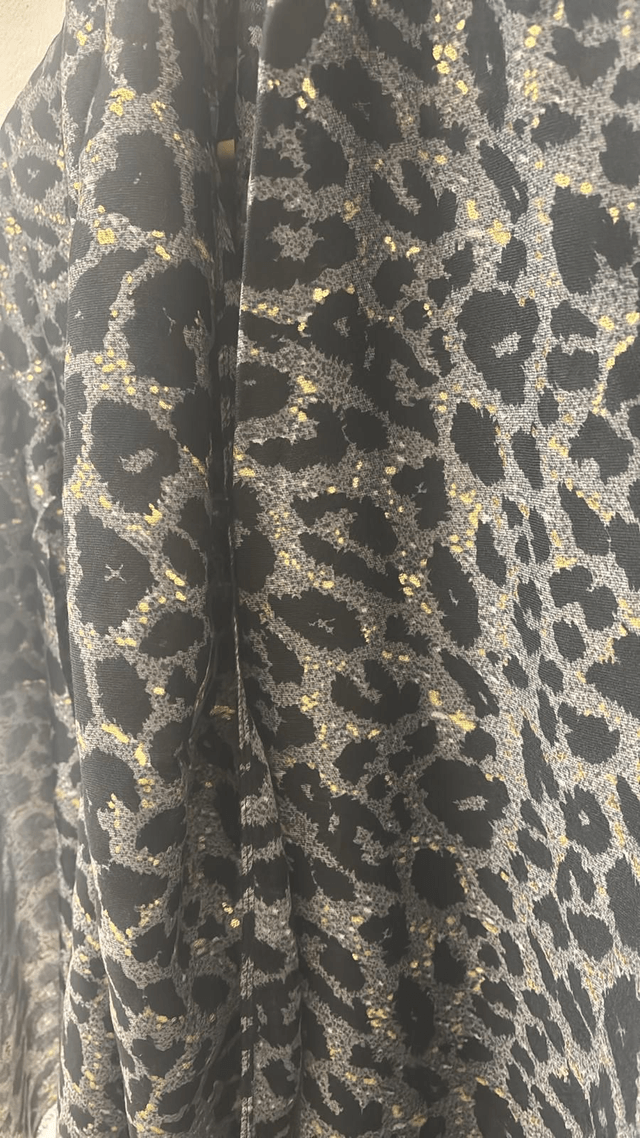 SCIARPA OVERSIZE LEOPARDATA