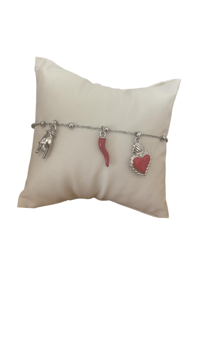 BRACCIALE CORNO CUORE